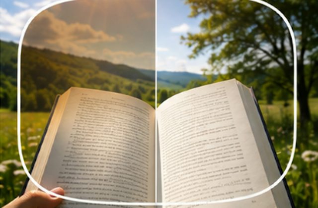 Lens with and without gradient tint