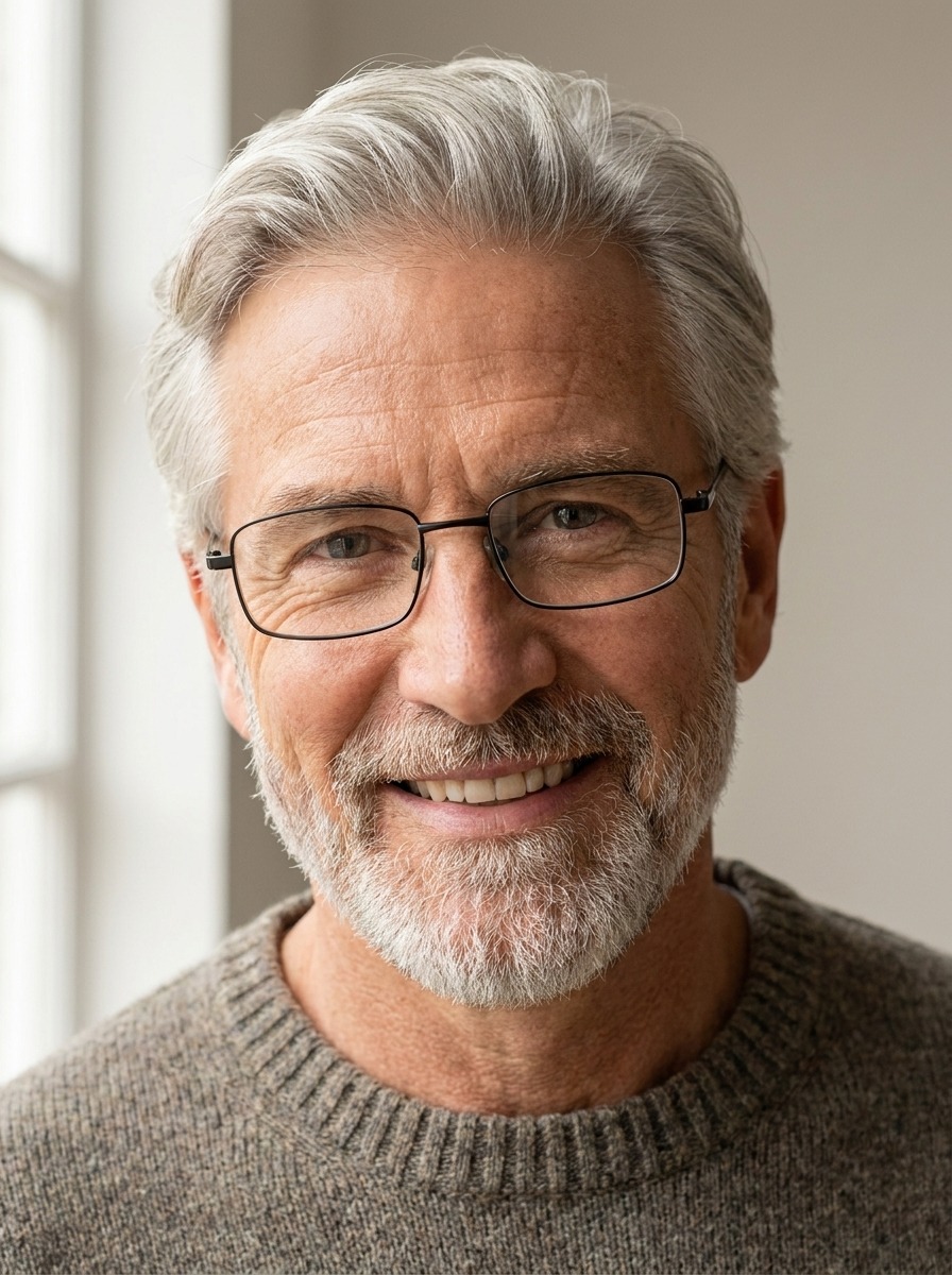Man wearing Bert glasses