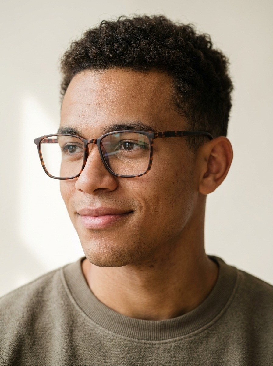Model wearing Alto glasses