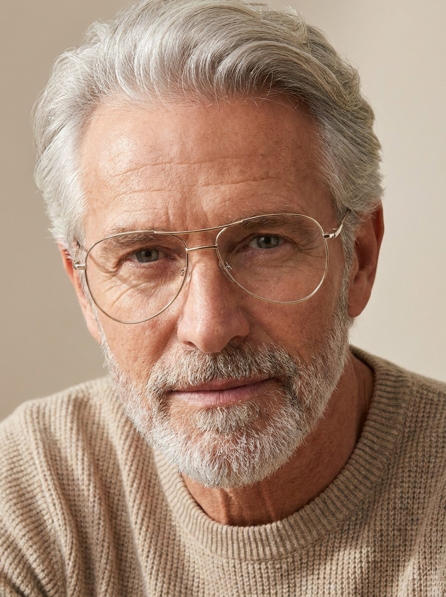 Model wearing Carter glasses
