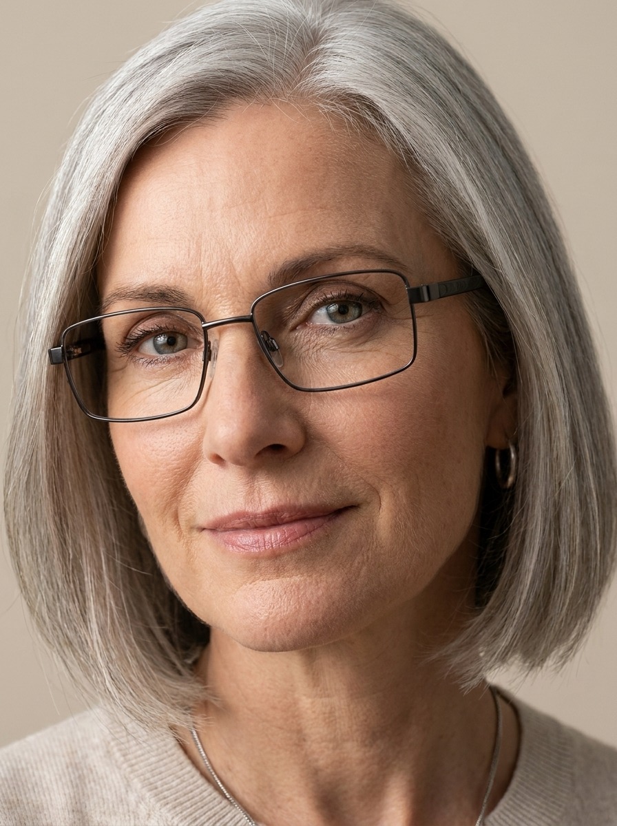 Model wearing Cedar glasses