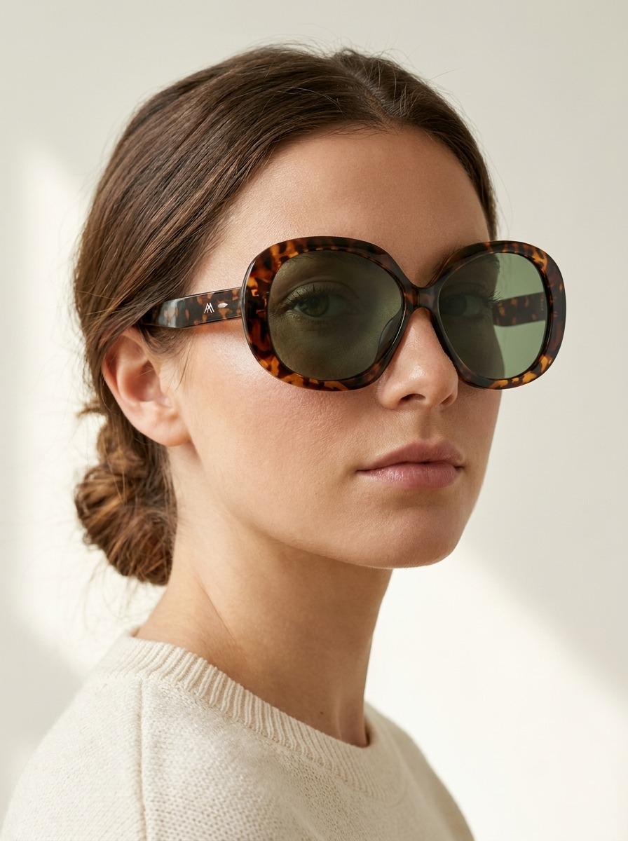 Model wearing Gigi glasses