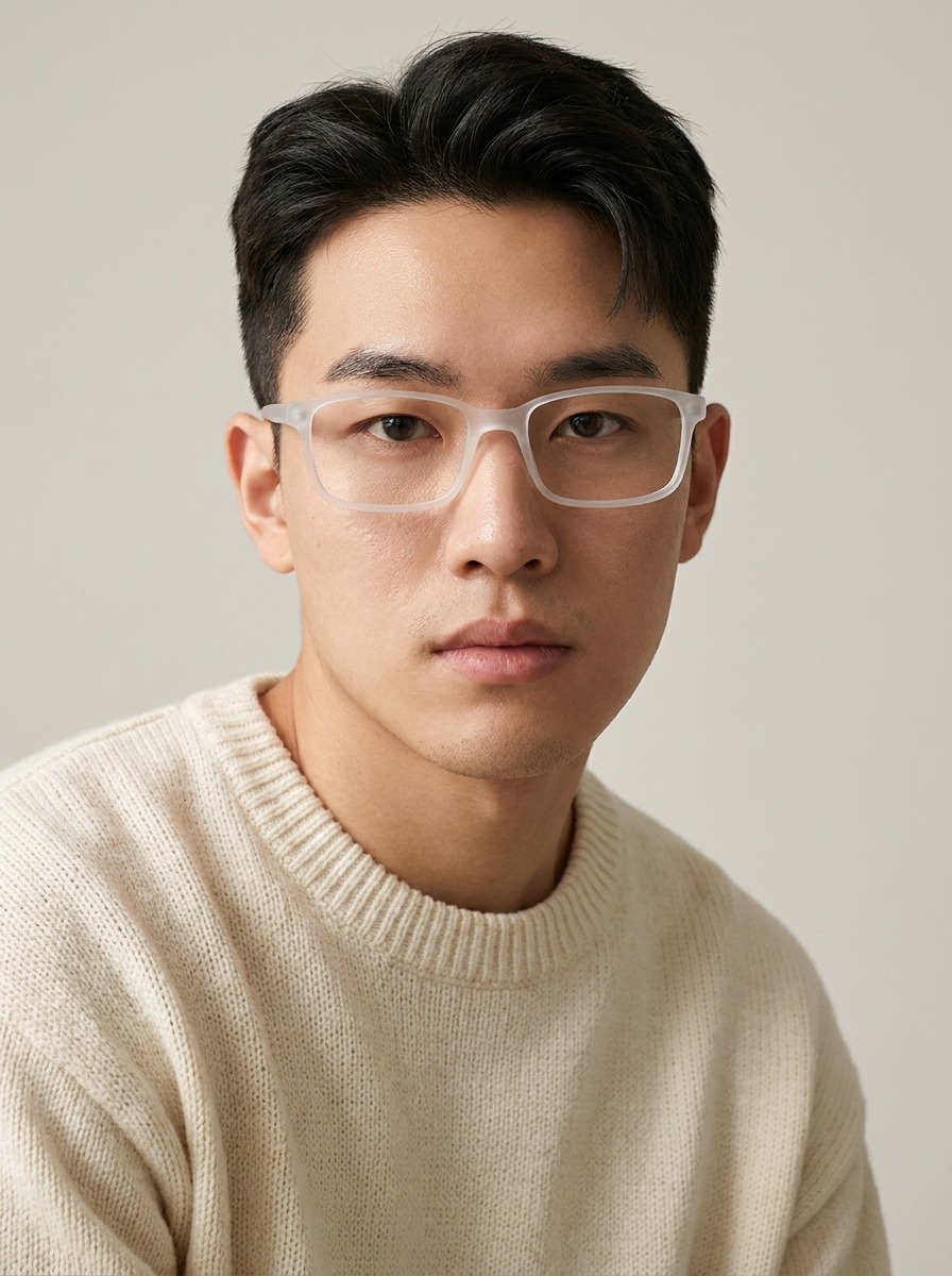 Model wearing Marlo glasses