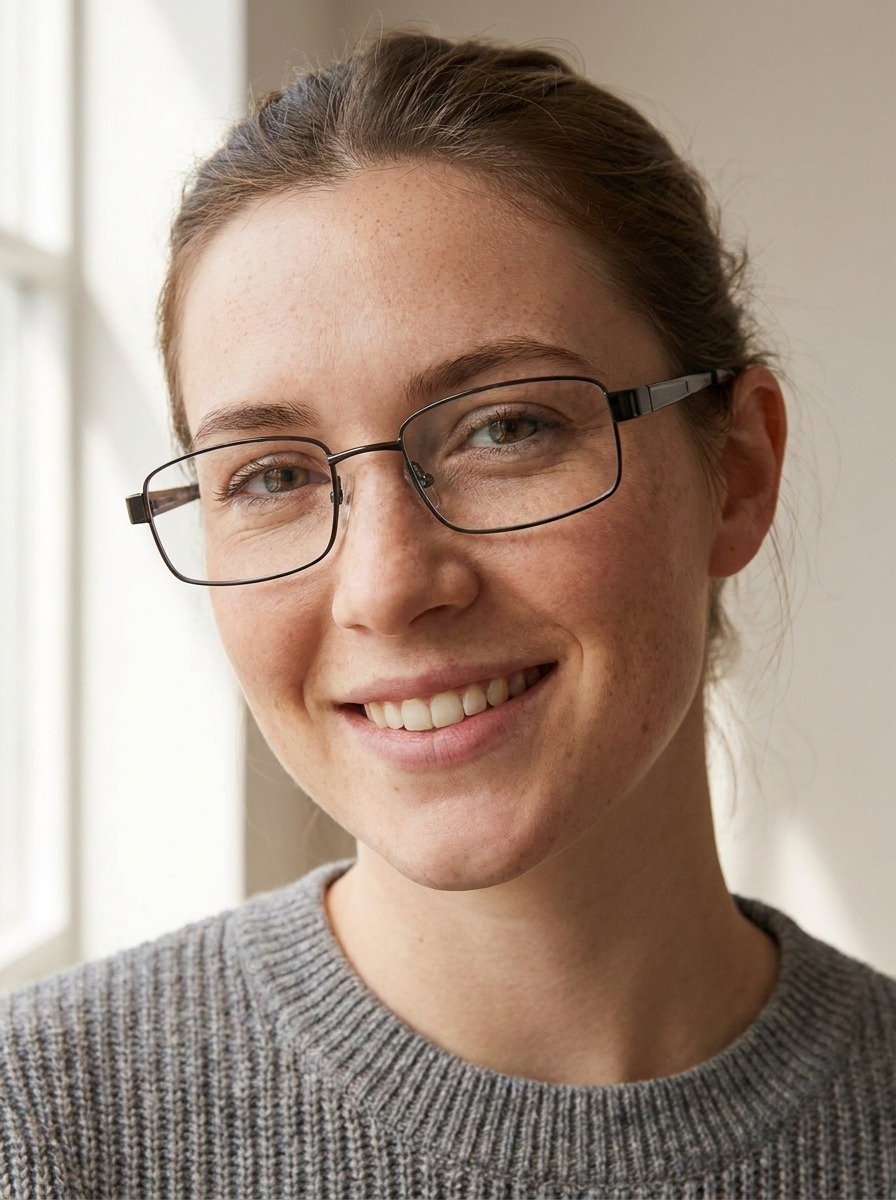 Model wearing Nixon glasses