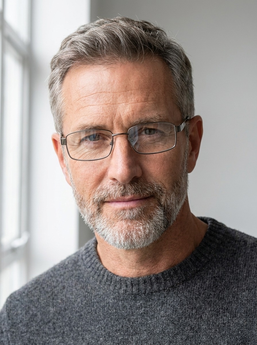 Man wearing Nixon glasses