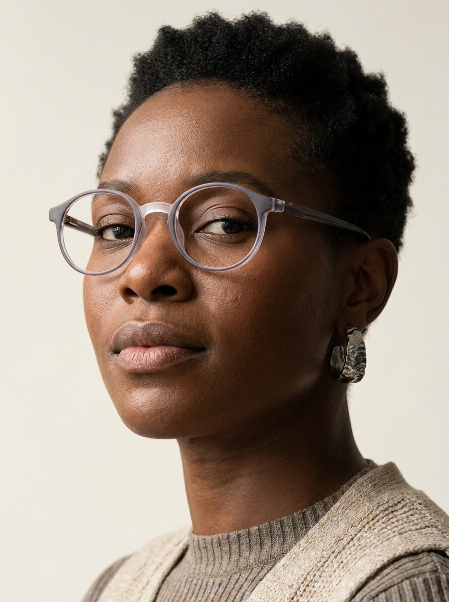 Model wearing Pete glasses