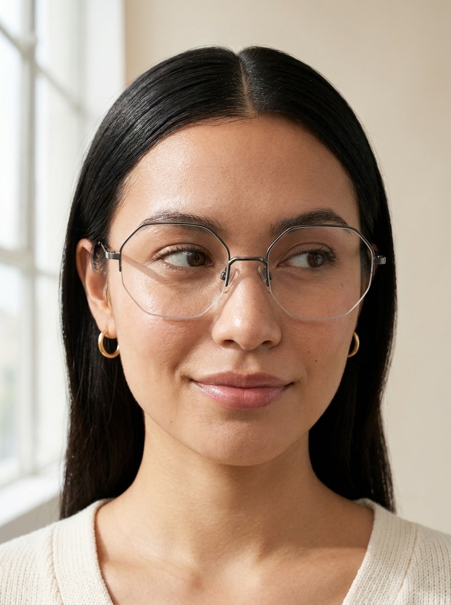 Model wearing Rain glasses