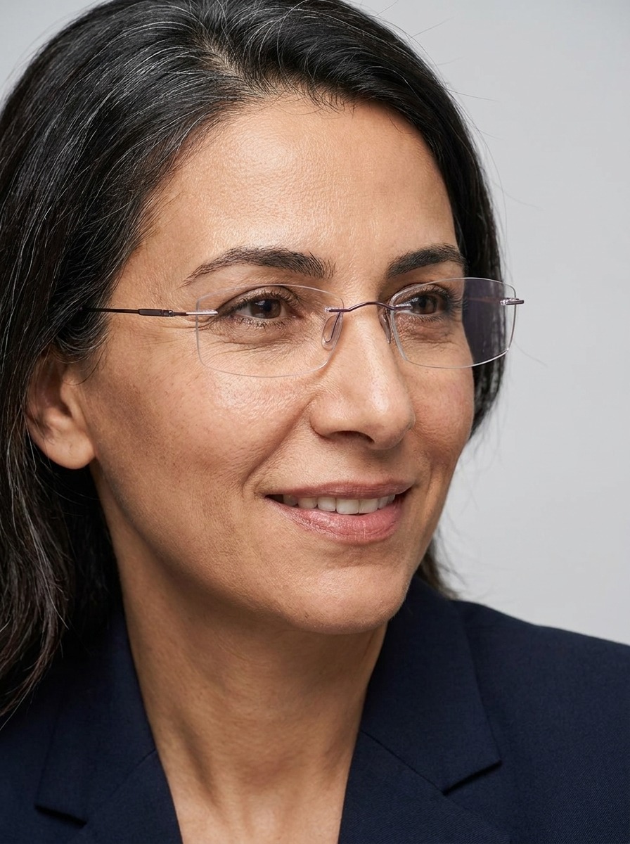 Model wearing Surprise glasses