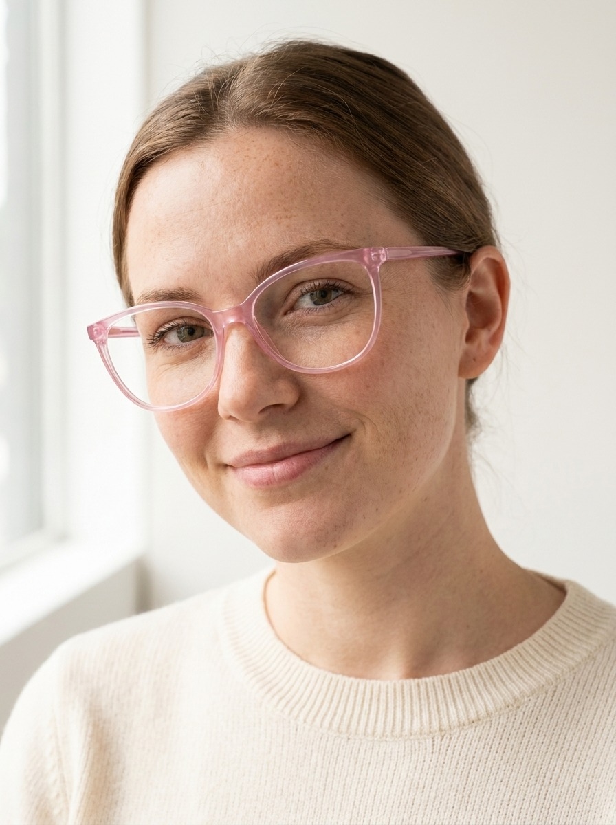 Model wearing Trixie glasses