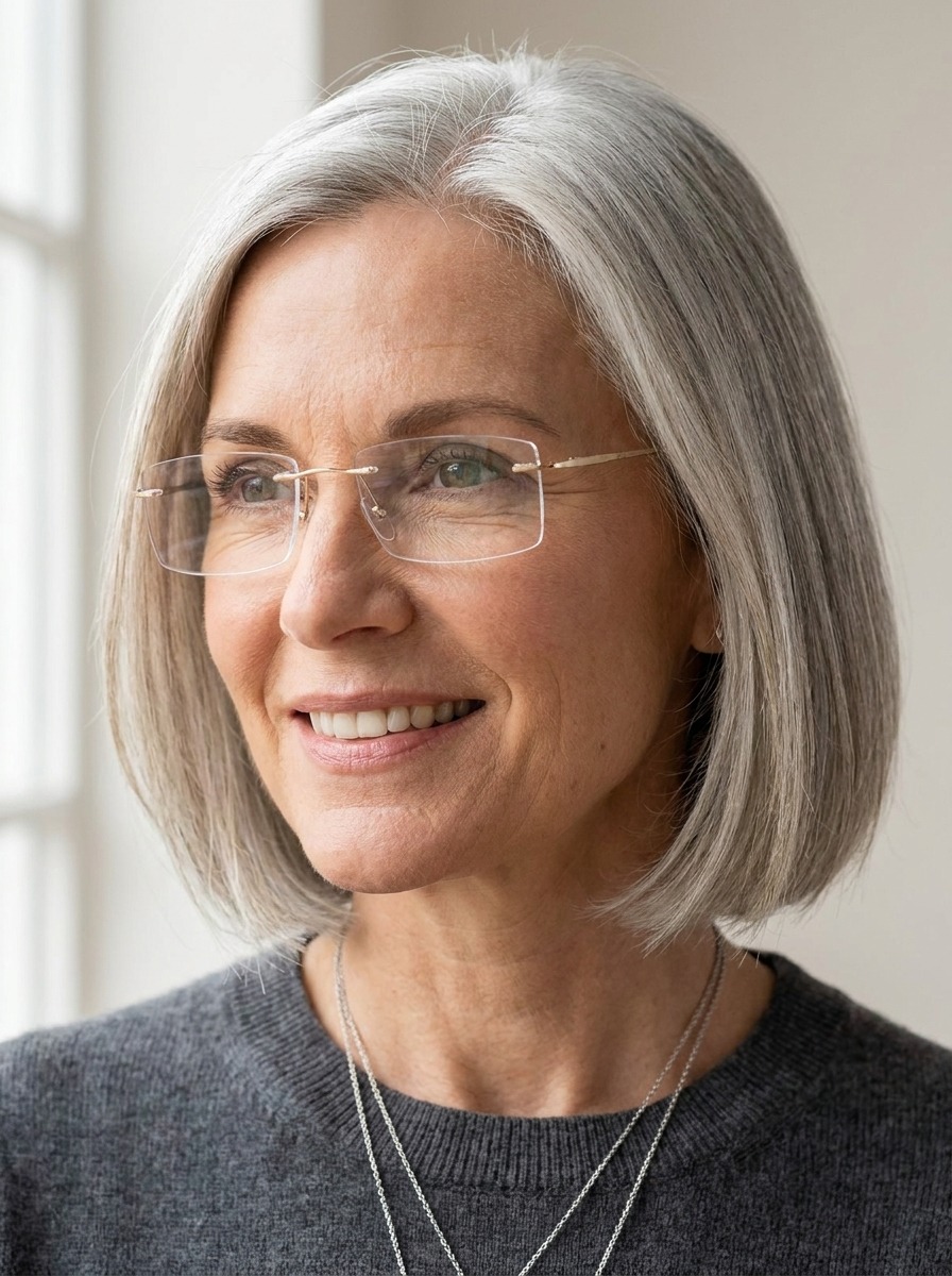 Model wearing Zachary glasses