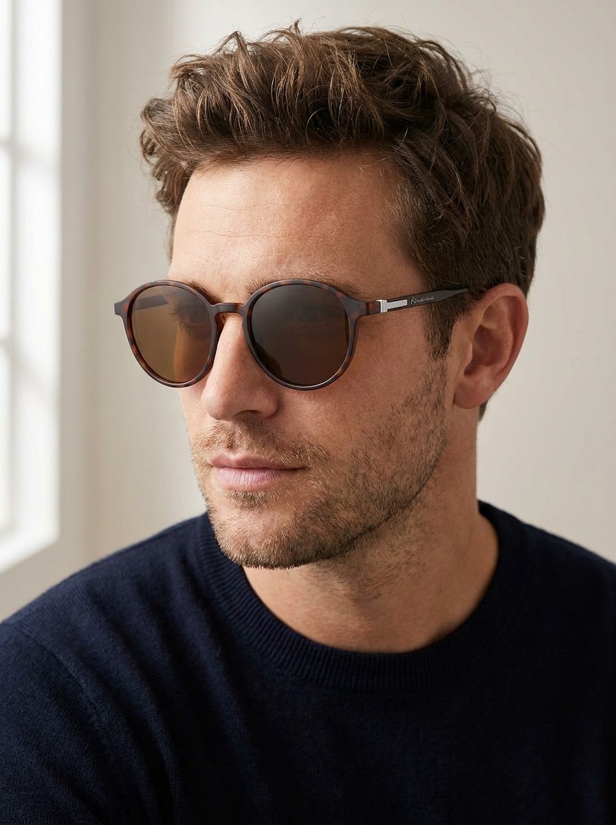 Man wearing Boden glasses