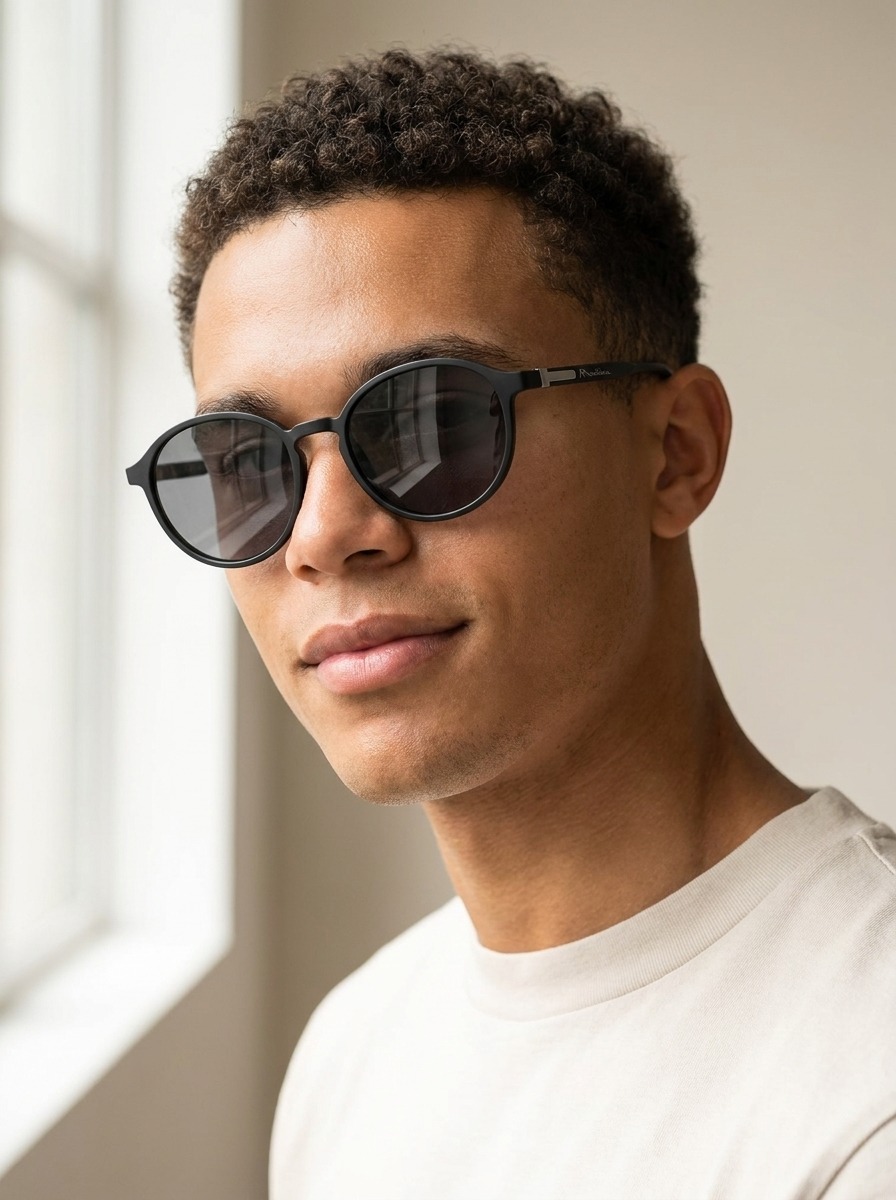 Man wearing Boden glasses