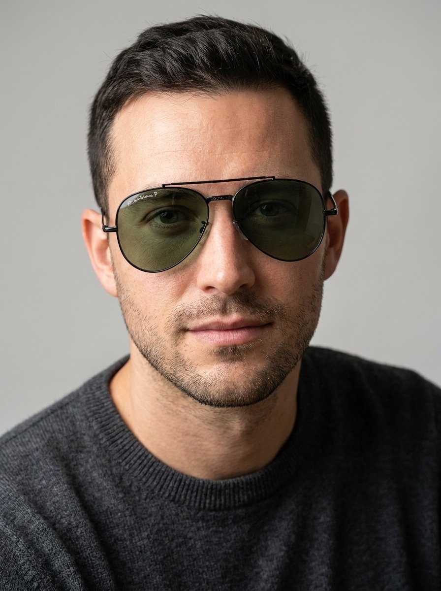 Man wearing Elara glasses