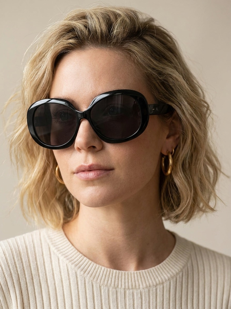 Woman wearing Gigi glasses