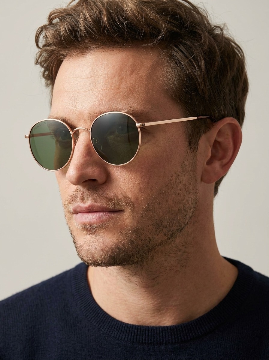 Man wearing Raye glasses