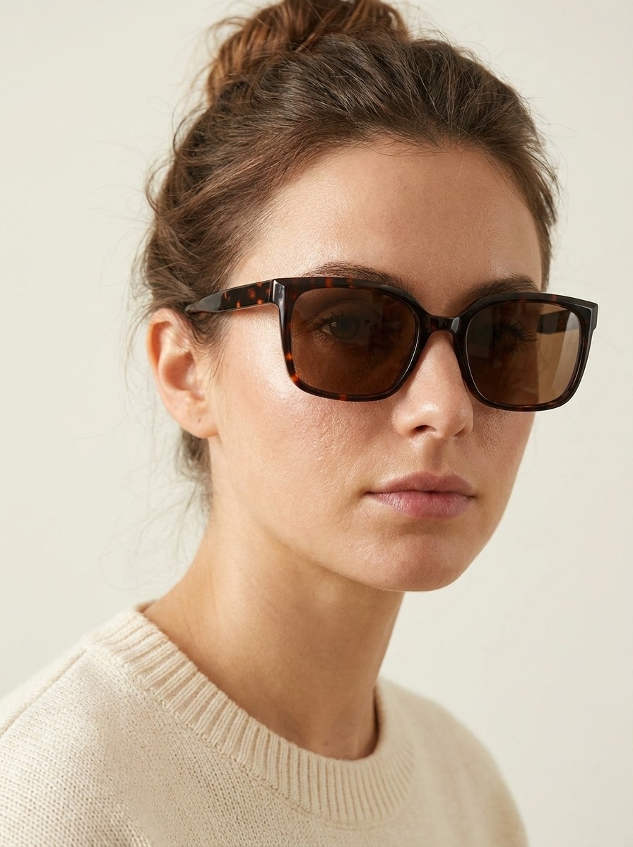 Model wearing Millie-sun glasses