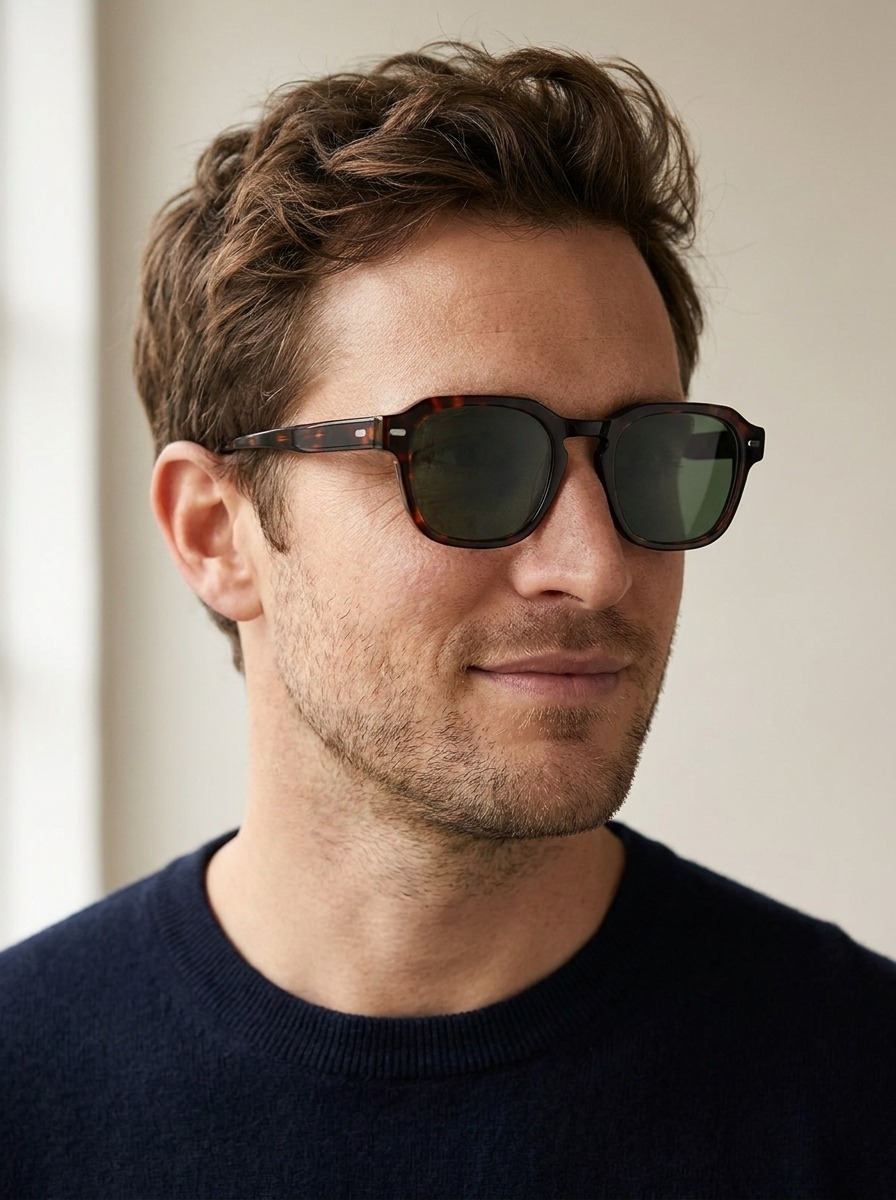Man wearing Charlie-sun glasses