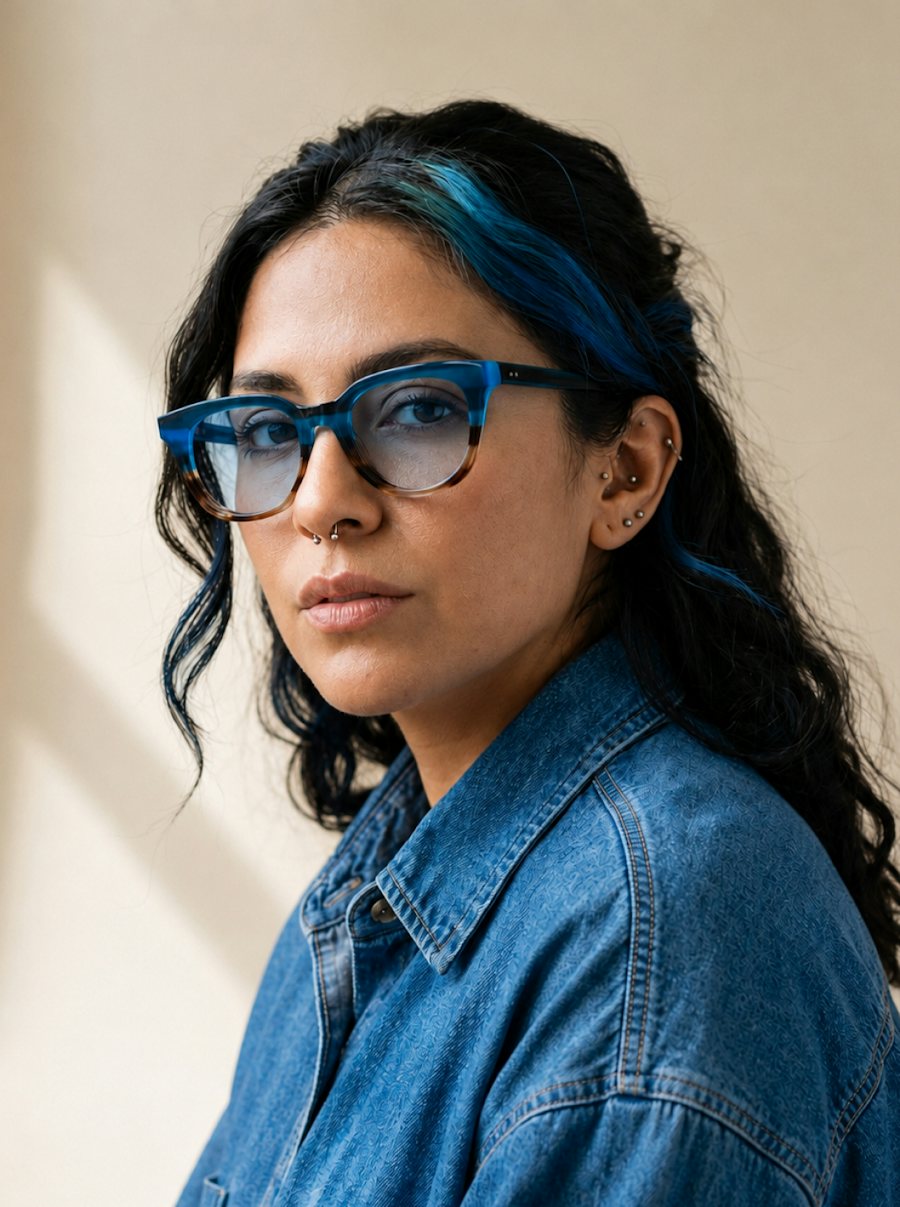 Shop glasses with a colour tint
