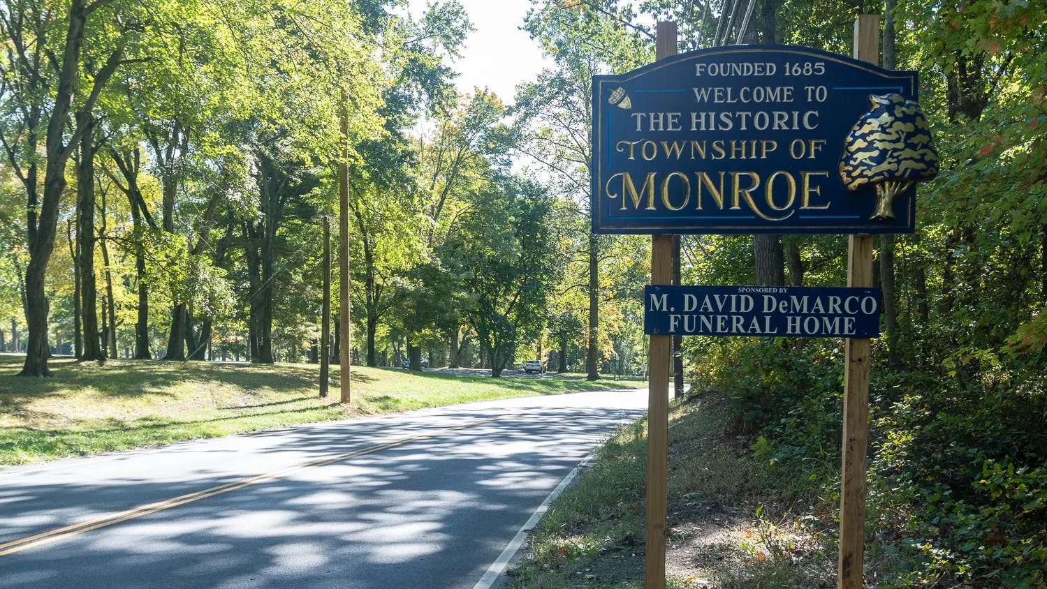 Monroe Township city sign