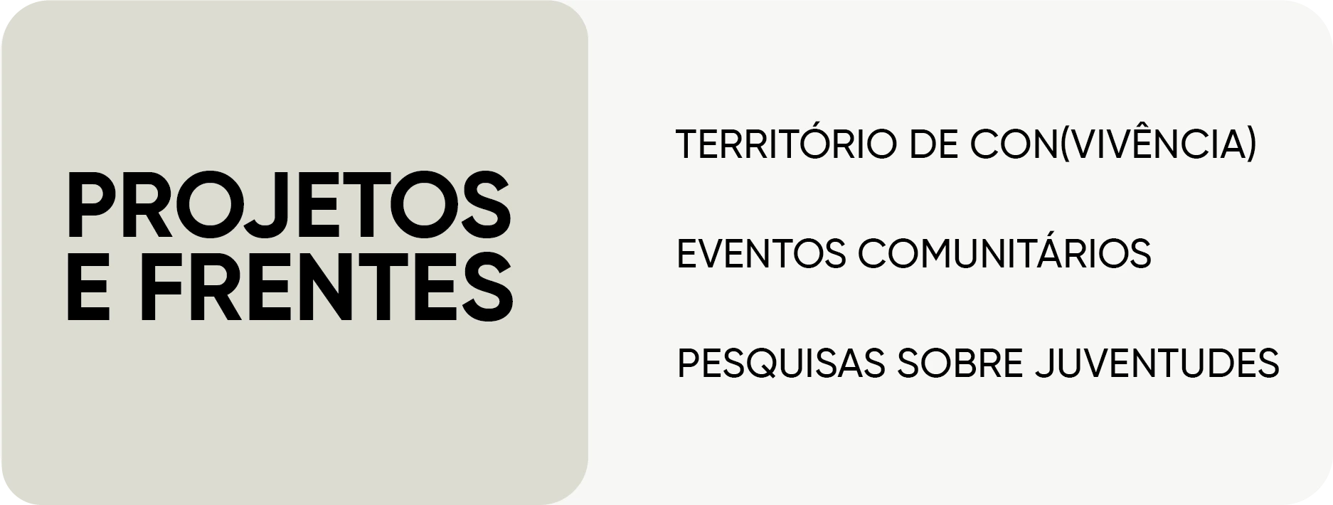 Convivência Comunitária