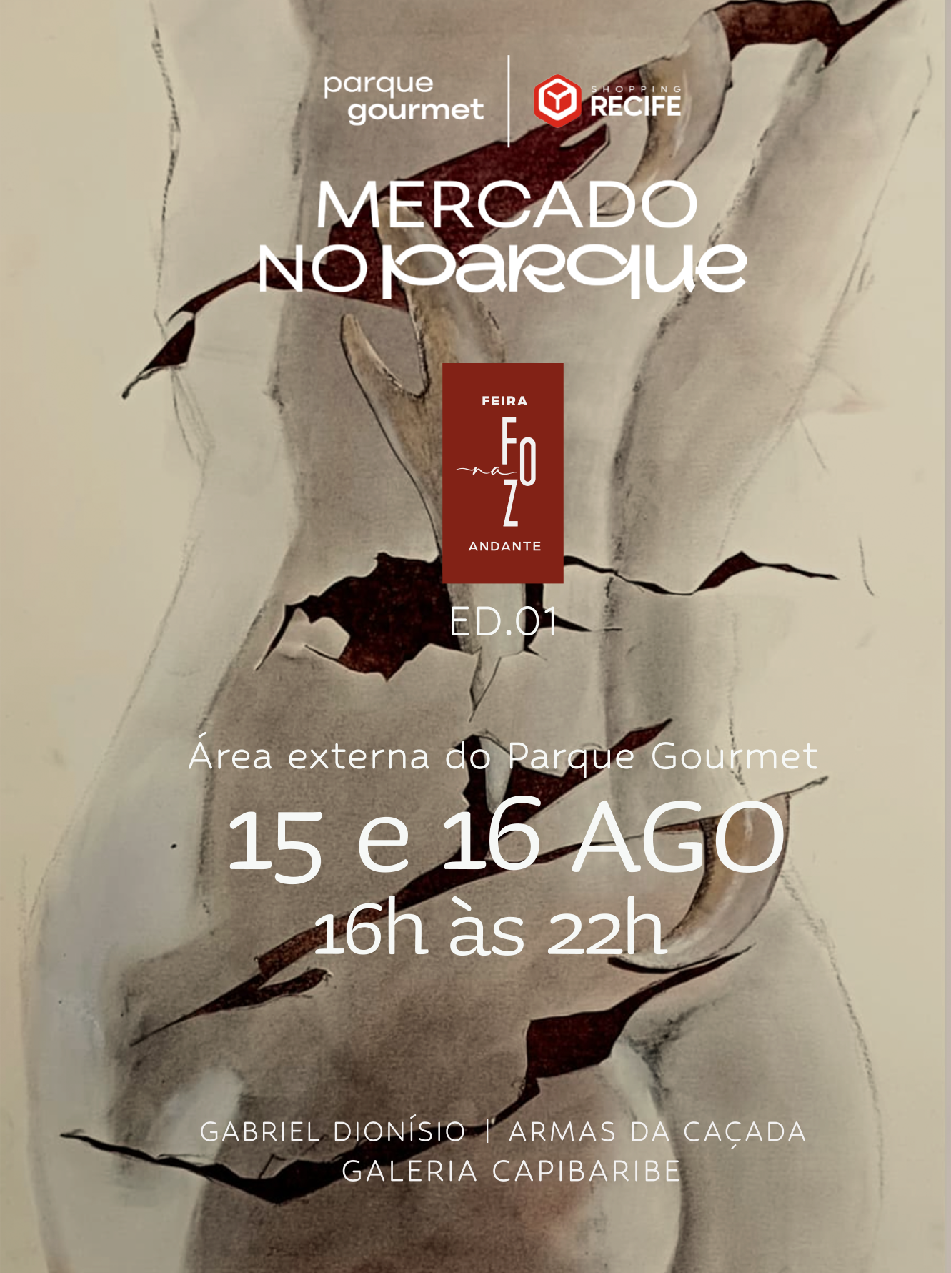 Mercado no Parque reúne arte, cultura e produção artesanal no Parque Gourmet do Shopping Recife