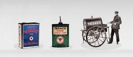 smörmedelsförpackning och fördelning från förr