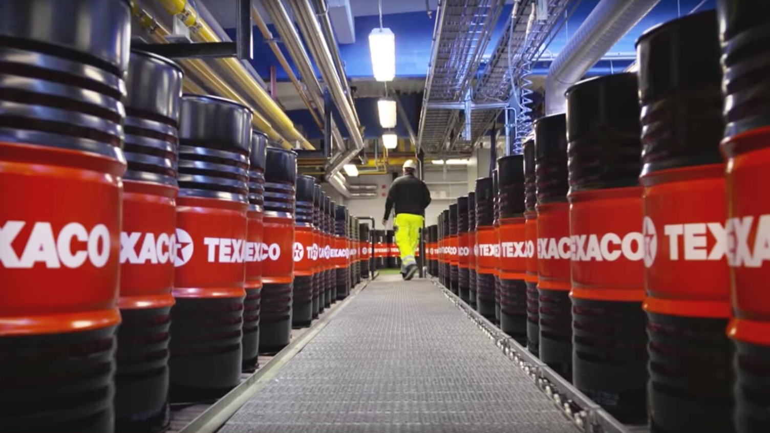 man går på texacolager