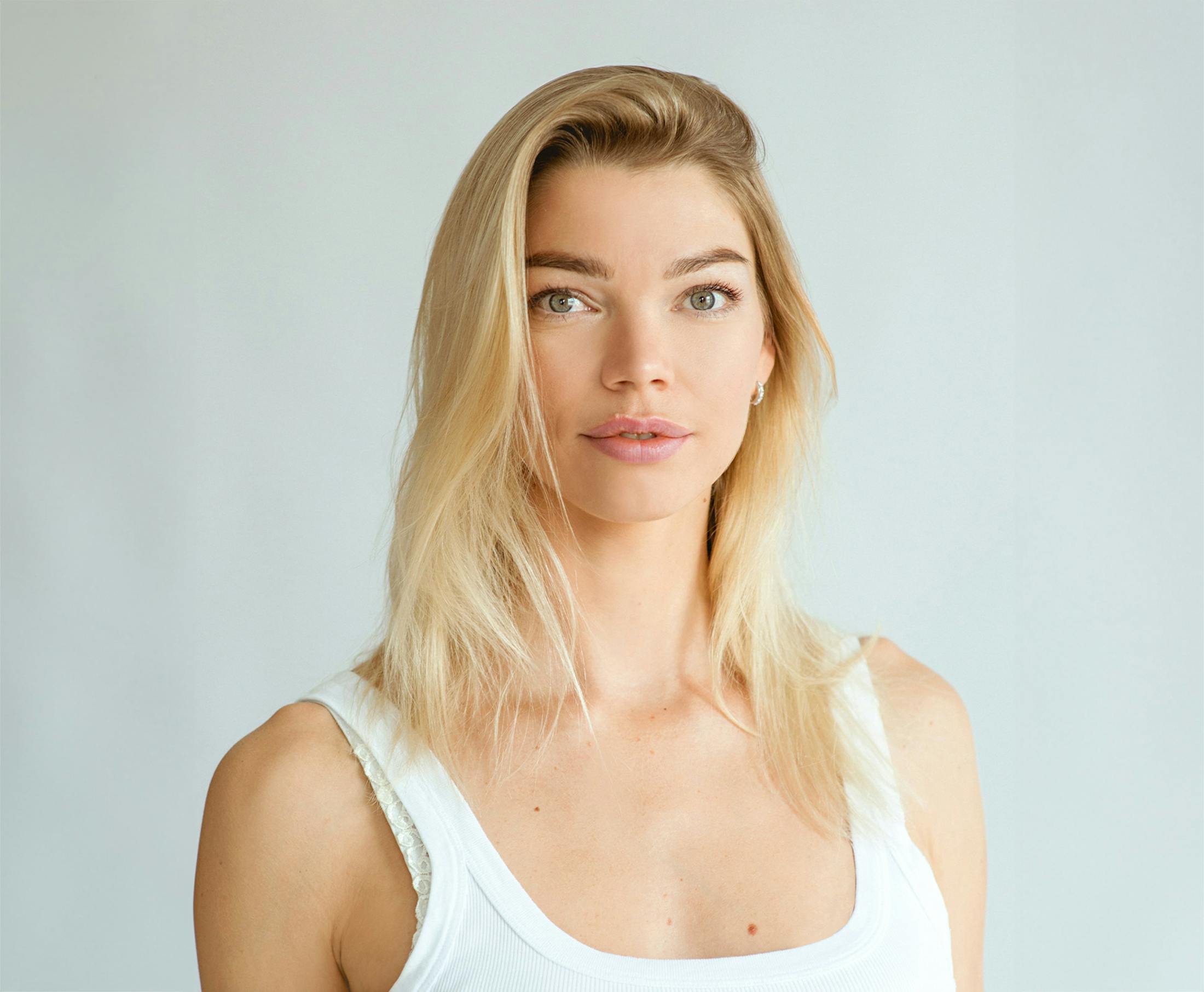 blonde woman