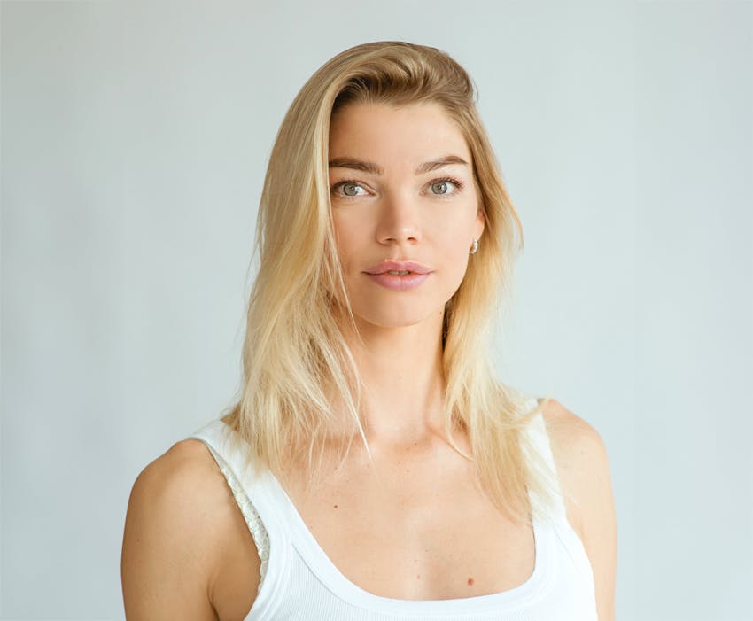 blonde woman
