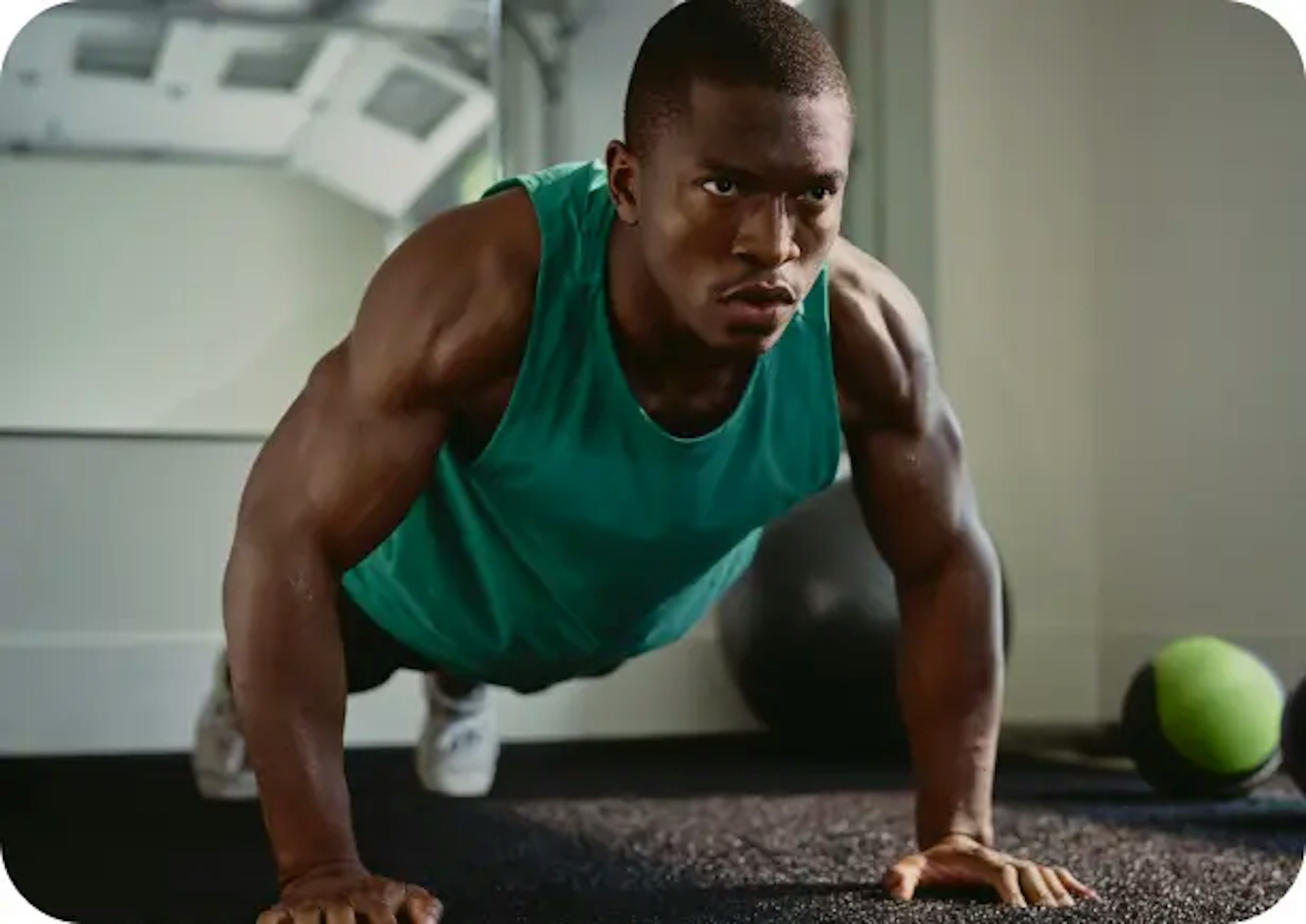 Man Doing Push Up