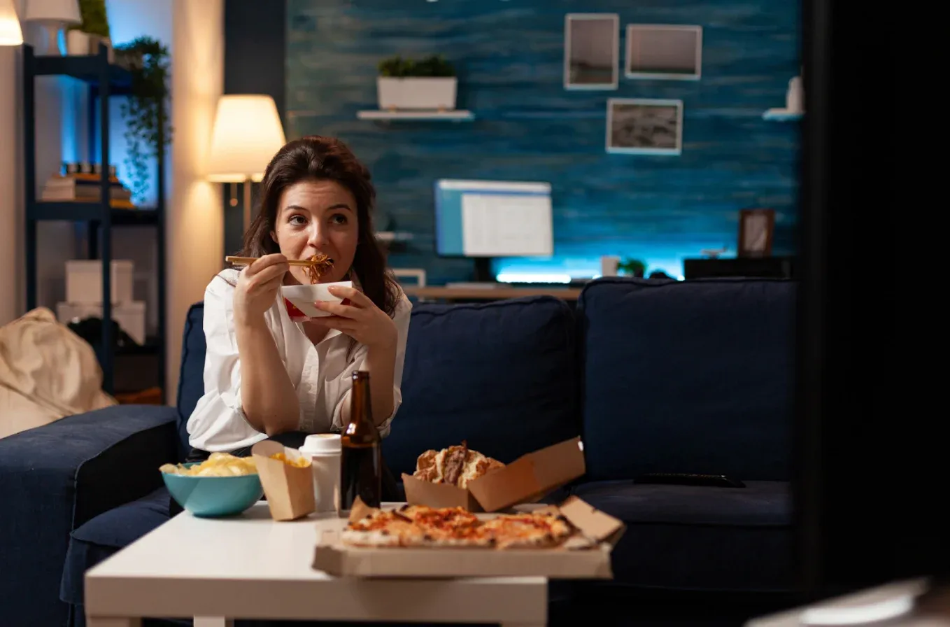 Eating before bedtime