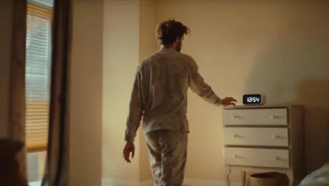 Get out of bed to turn off bed alarm