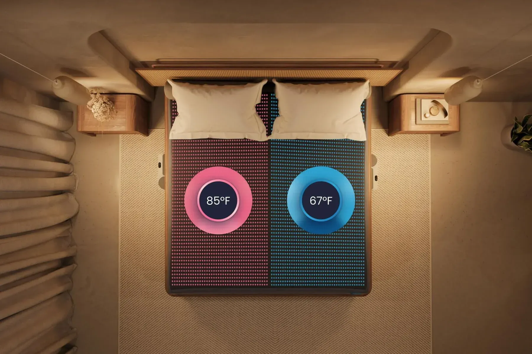 Customizable sleep temperatures