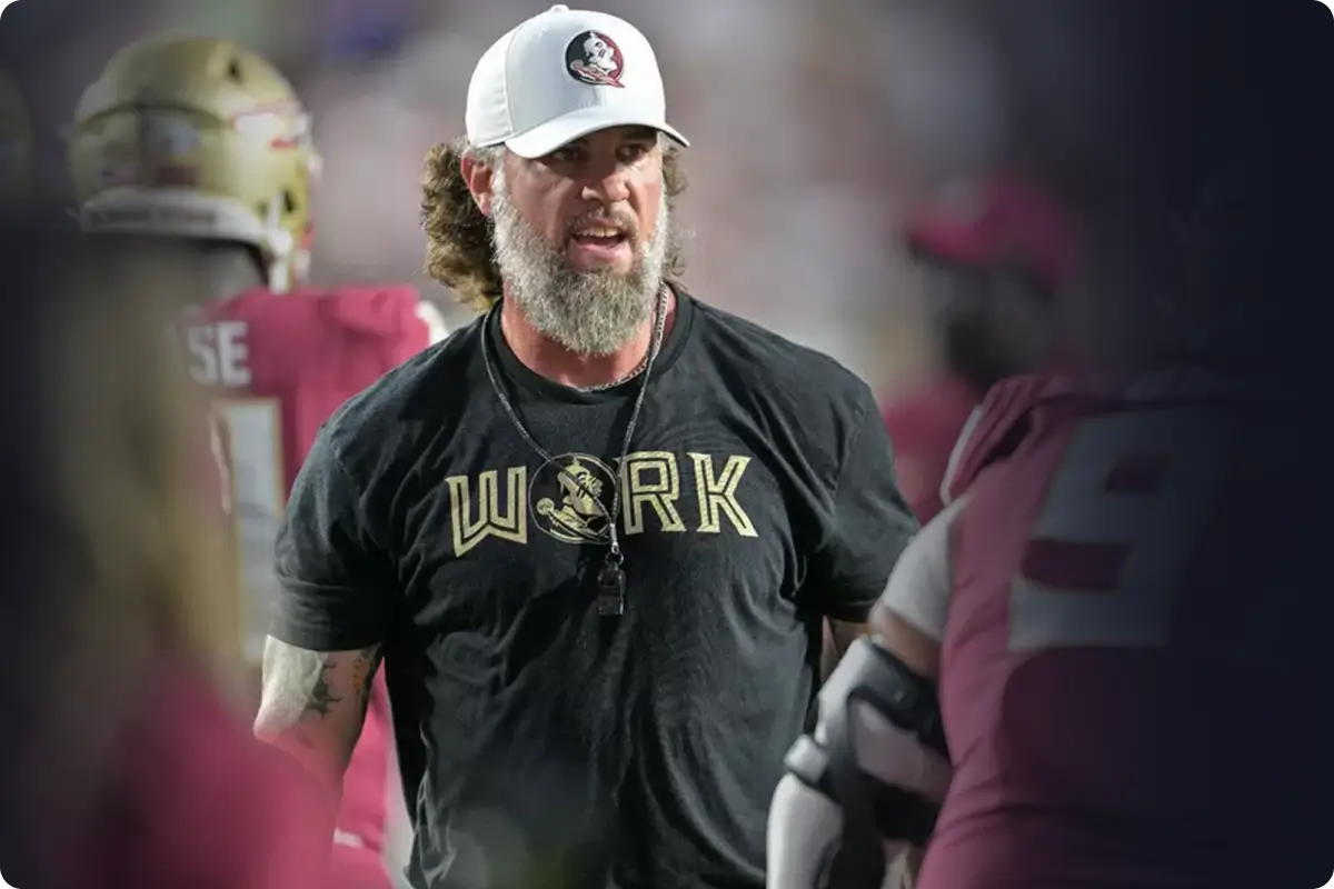 Florida State University Football’s Director of Strength and Conditioning, Josh Storms
