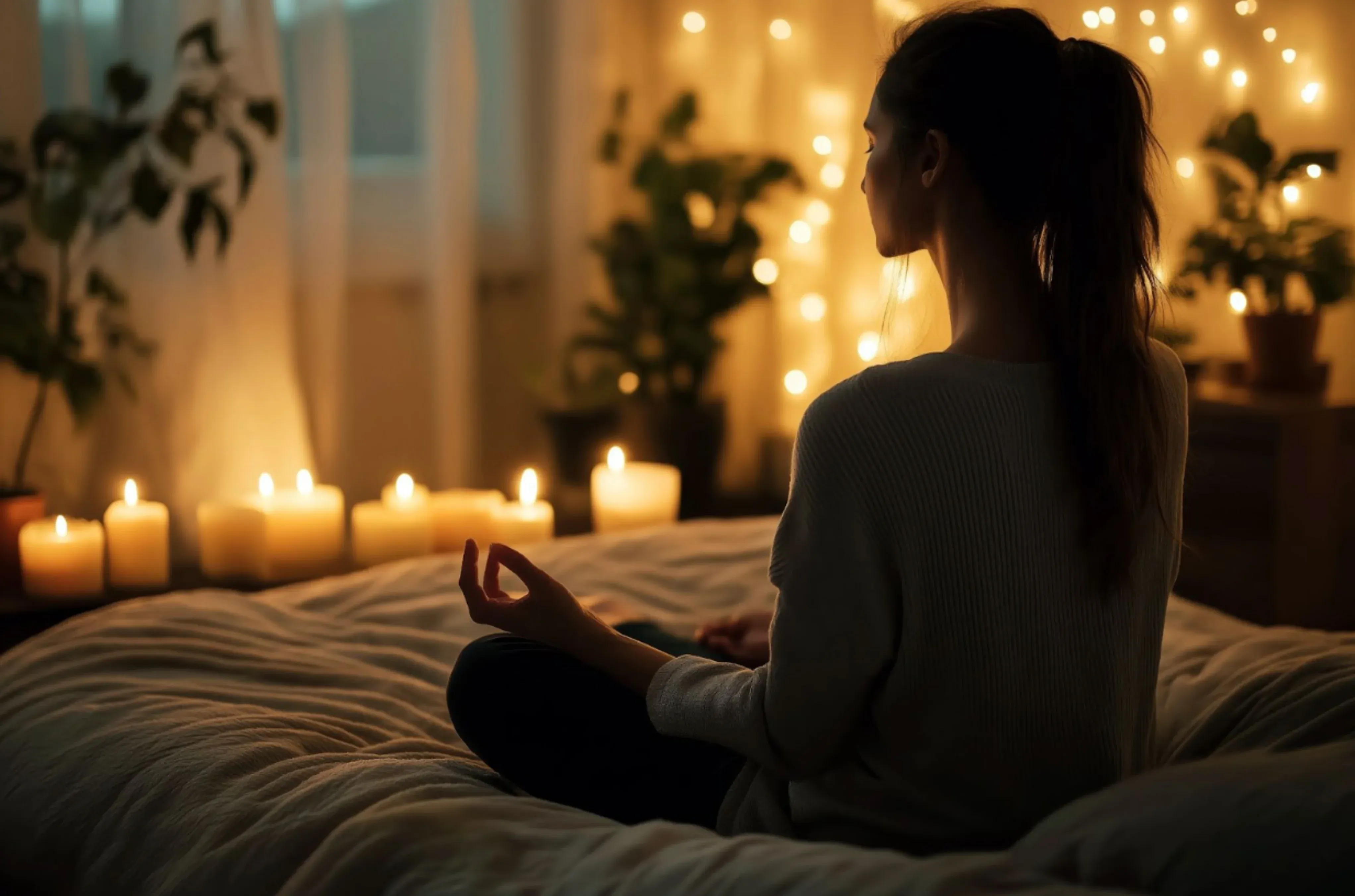 meditate in bed