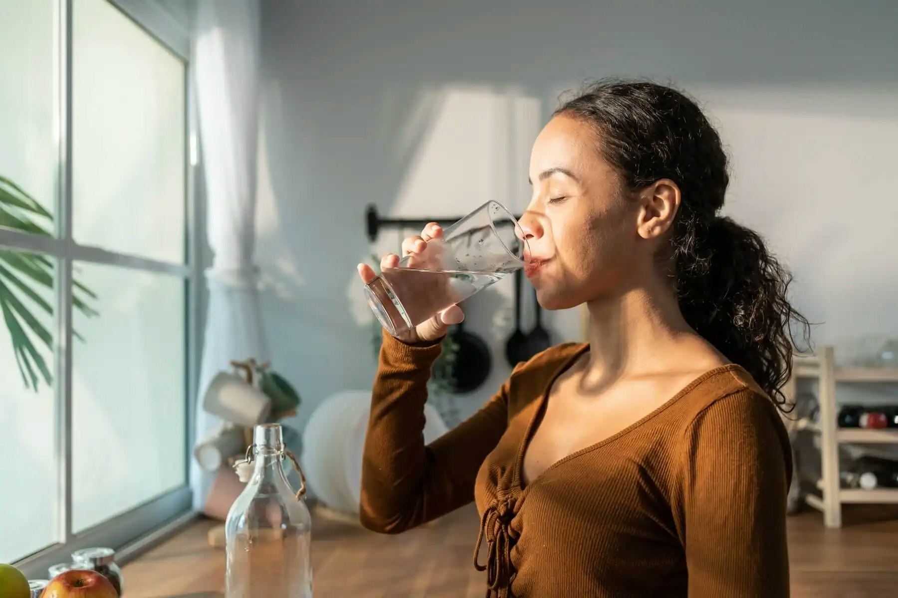 Drink plenty of cold water Drink plenty of cold water
