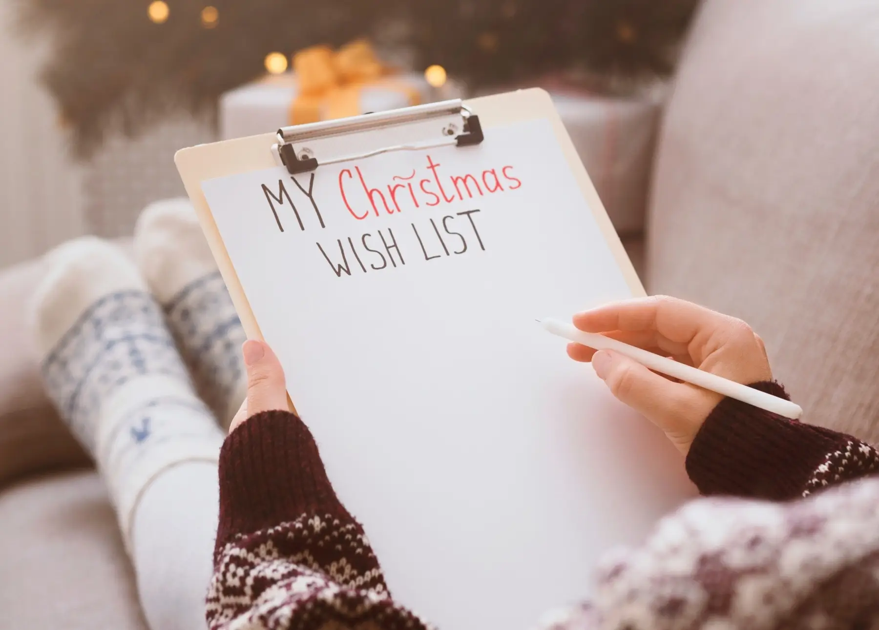 Make a holiday wish list