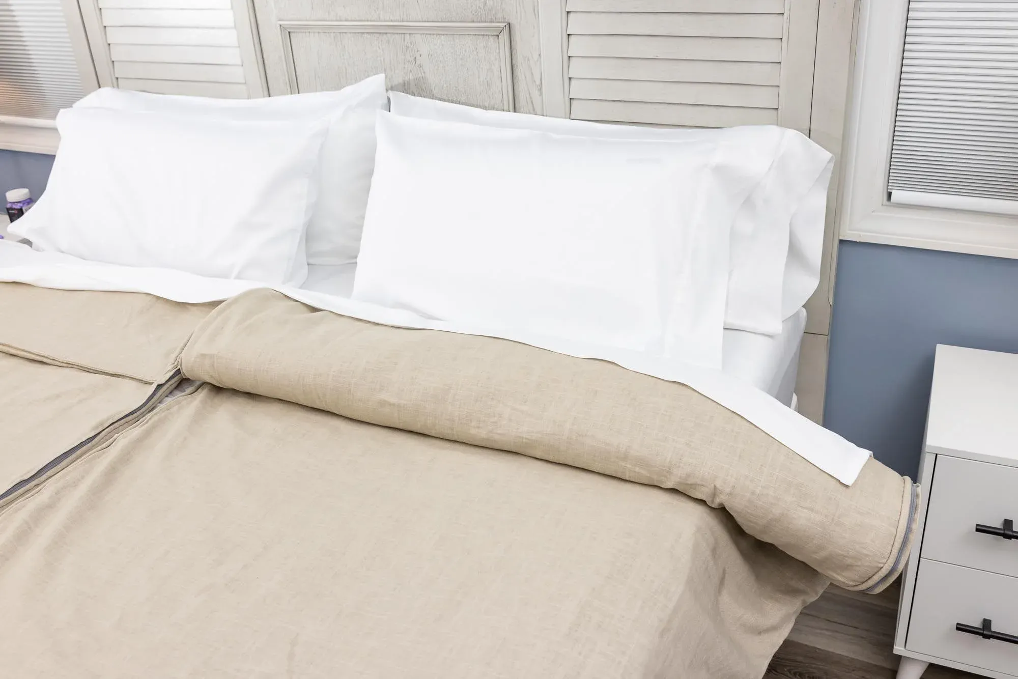 Cool luxe cooling weighted blanket