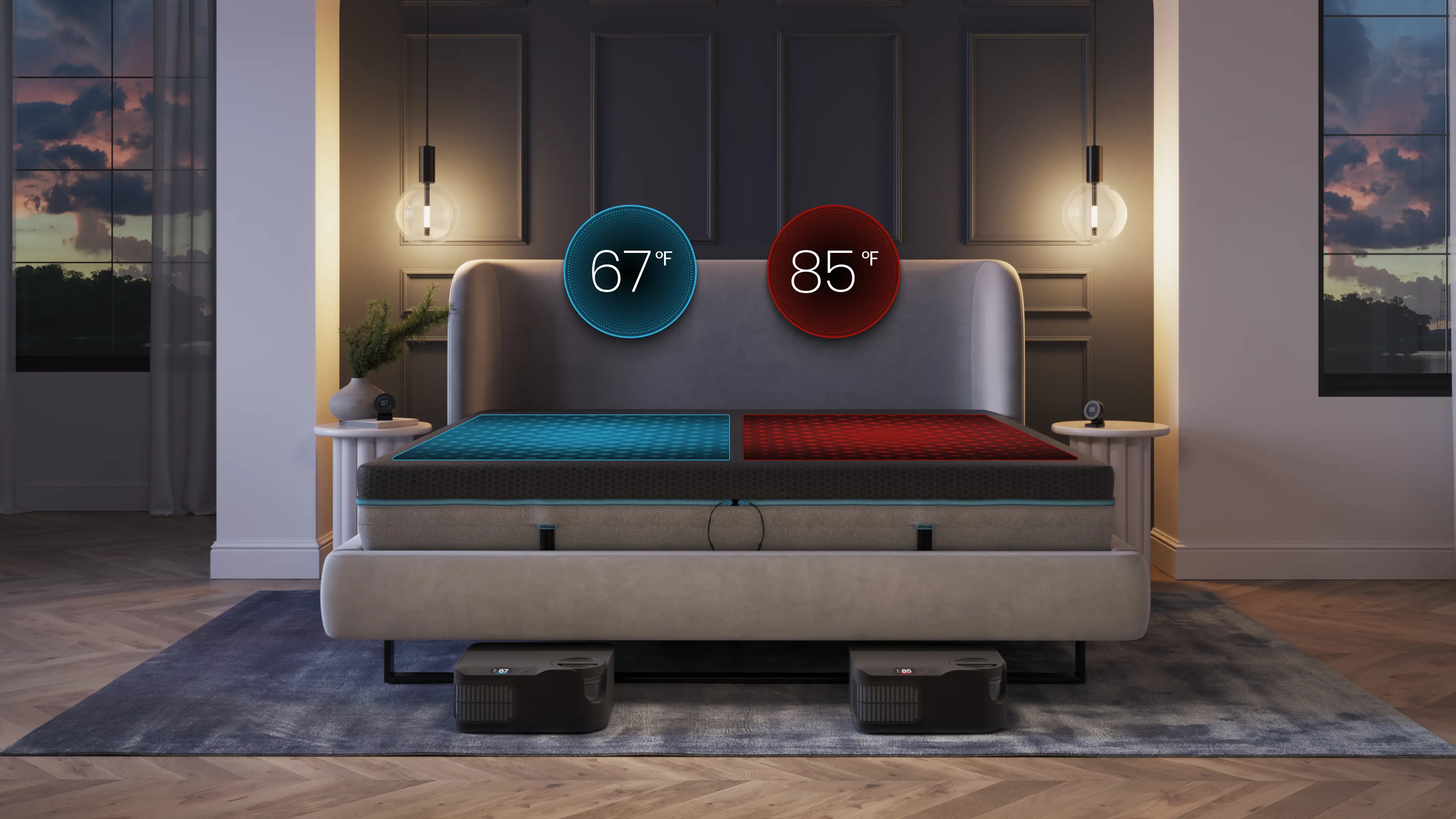 Chilipad 2.0 Two Sleeper Configuration