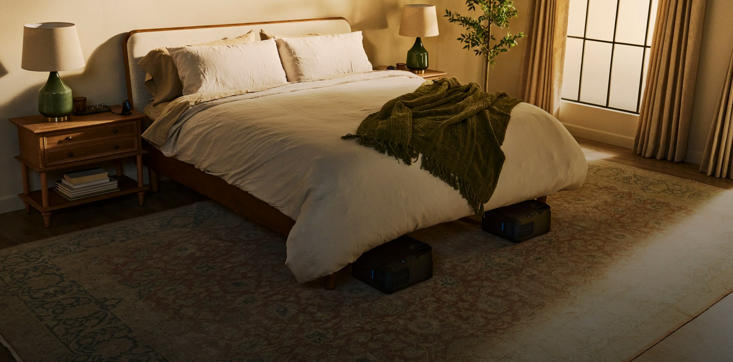 Chilipad 2.0 bed cooling system designed to fit standard mattress sizes
