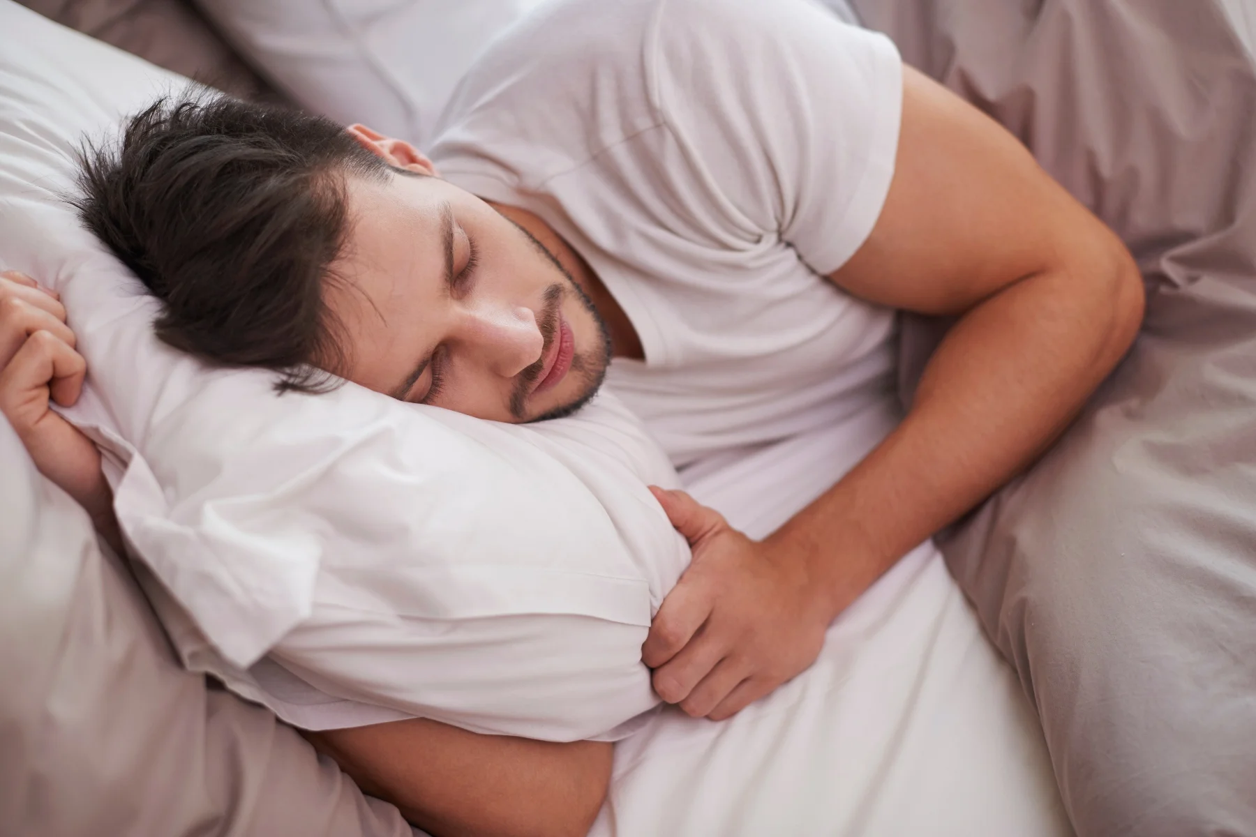 man sleeping
