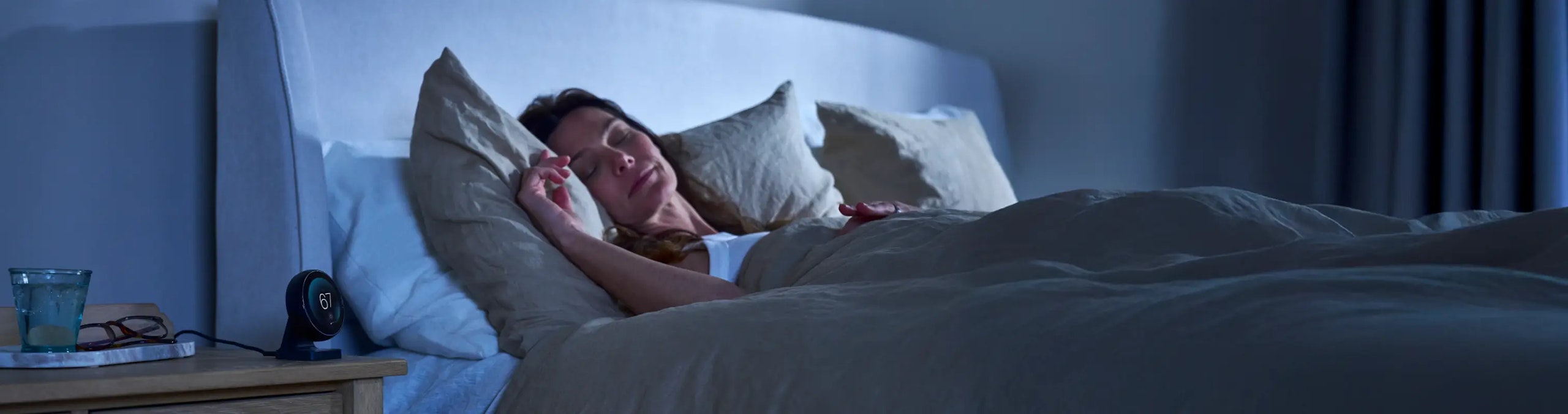 Women sleeping comfortable