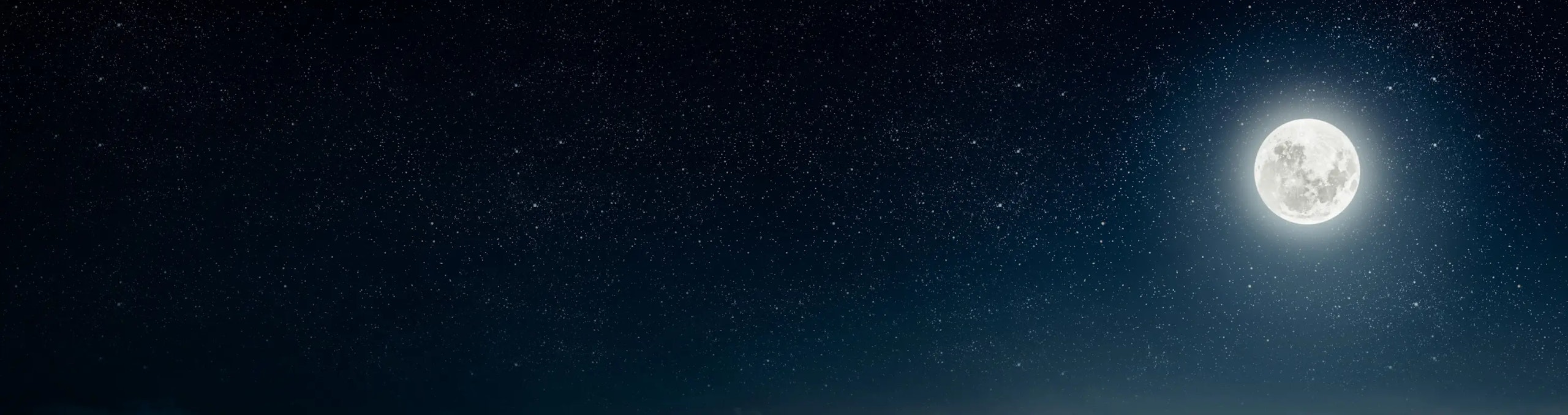 Starry night with Moon