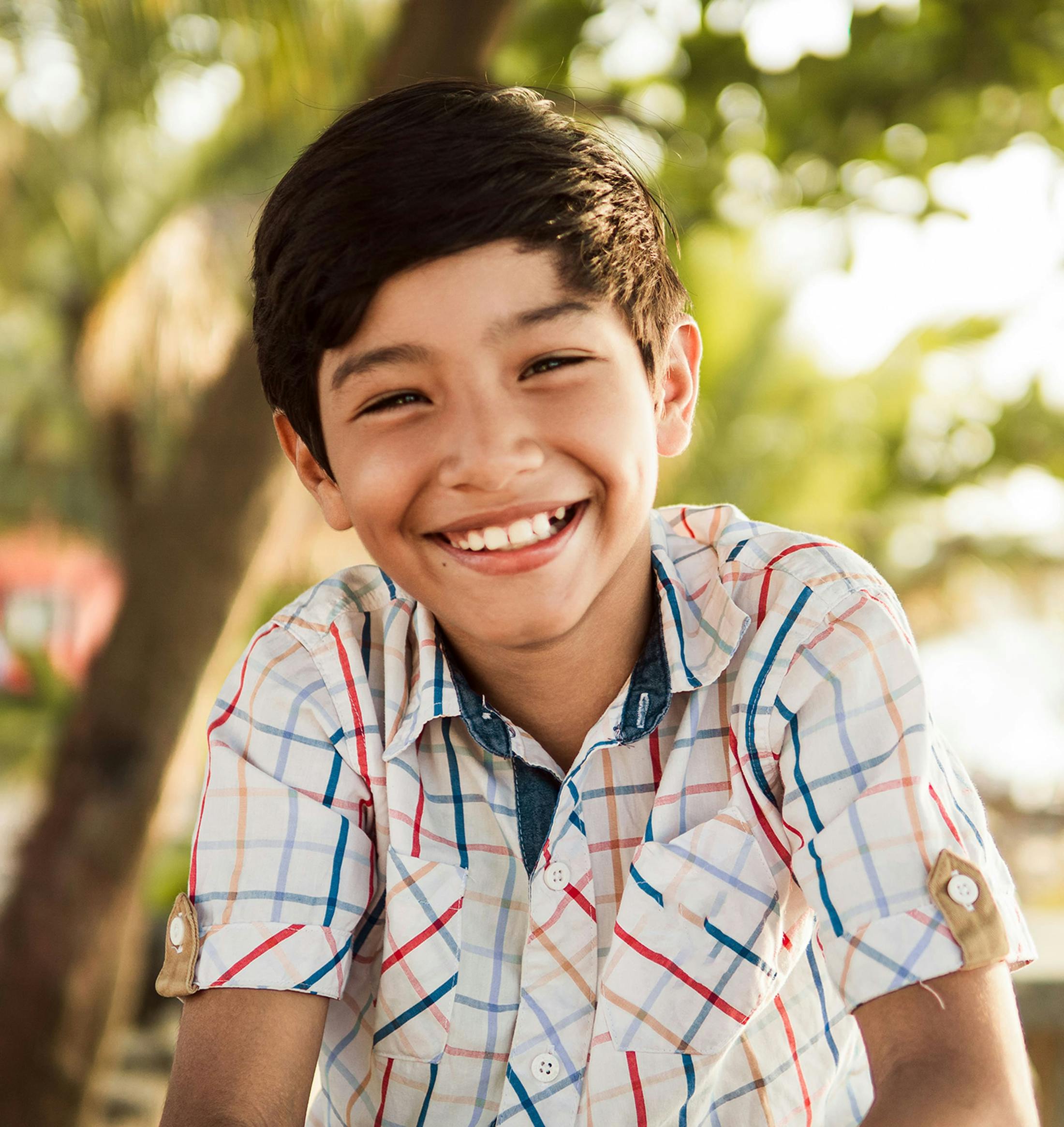 boy smiling