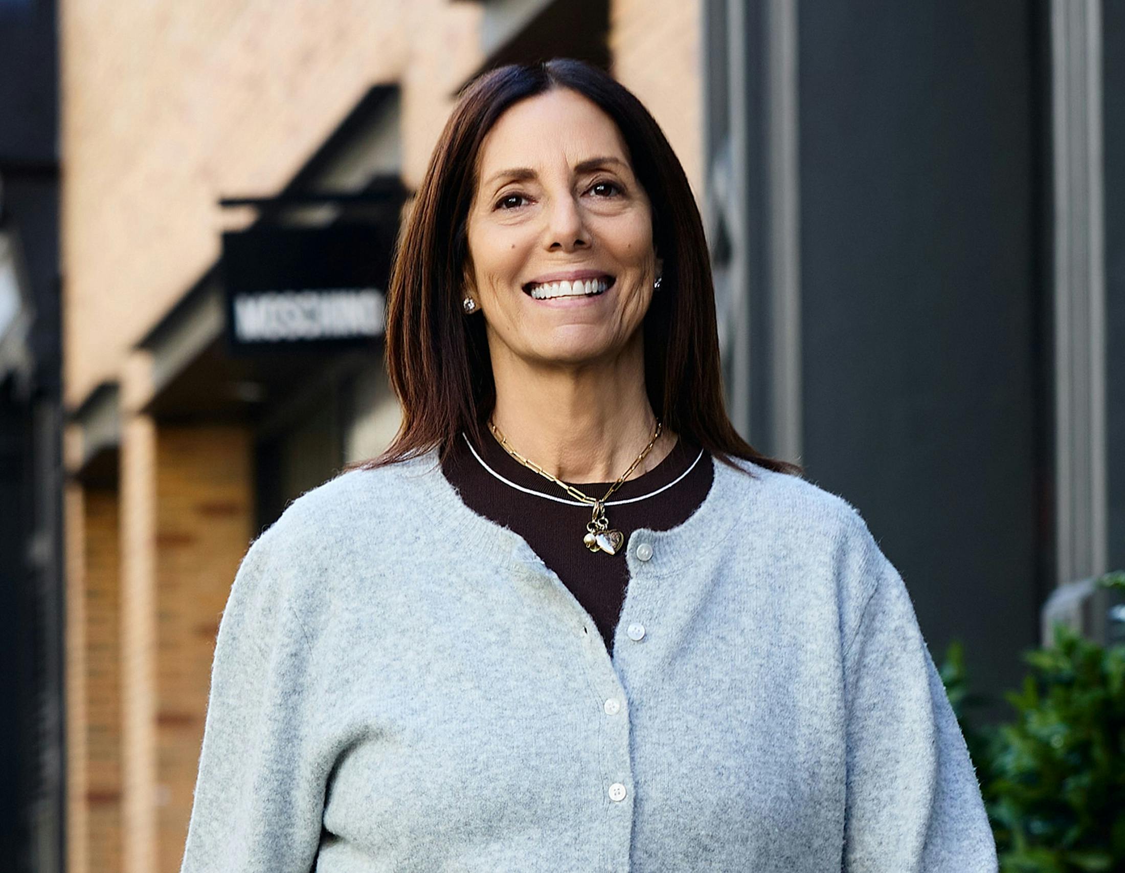 woman smiling