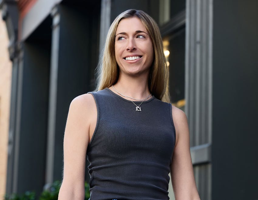 patient walking on sidewalk