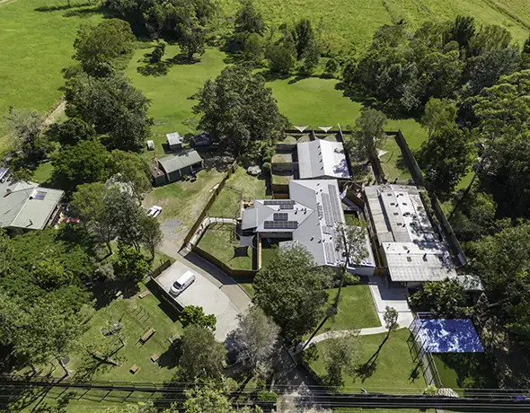 Aerial View of Pet Resorts Australia Eumundi Grounds