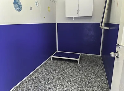 A resort room for dogs at Pet Resorts Australia Samford