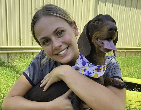 Cuddle time with our qualified pet carers