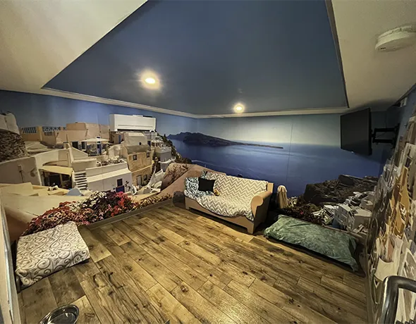 Luxury escape suite at Barnstone Kennels
